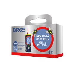 BROS 112 - banda adeziva pentru tantari si muste (tub) 4 buc/set BROS 112 - banda adeziva pentru tantari si muste (tub) 4 buc/set