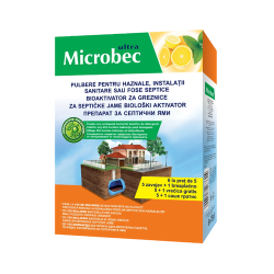 BROS 207 - Microbec tratament pt instalatii, haznale, fose septice - plic 25 g