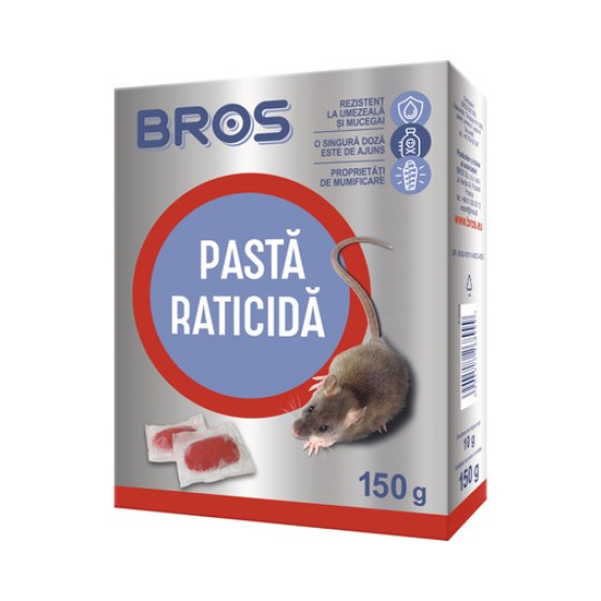 BROS - soareci si sobolani pasta rat. 150 g - 0.003% New pack B8999 – Bros B8999