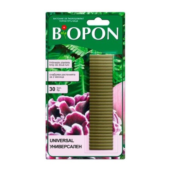 BIOPON B7572 – BIOPON ingrasamant universal sticks 30 pcs B7572 BIOPON ingrasamant universal sticks 30 pcs B7572 – BIOPON B7572