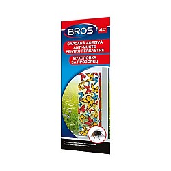 BROS - muste capcana adeziva pentru fereastra 4 buc/pach