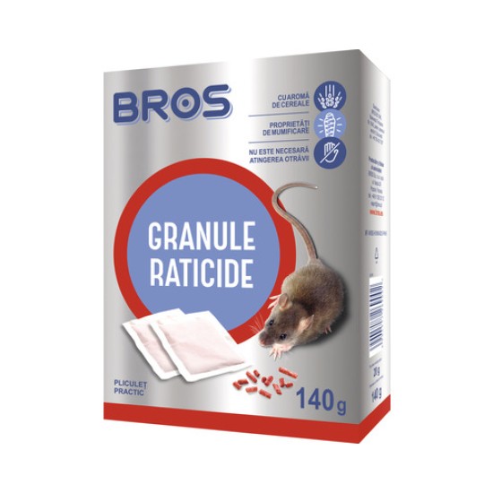 BROS - soareci si sobolani pelete 140 g - 0.003% New pack B9002 – Bros B9002