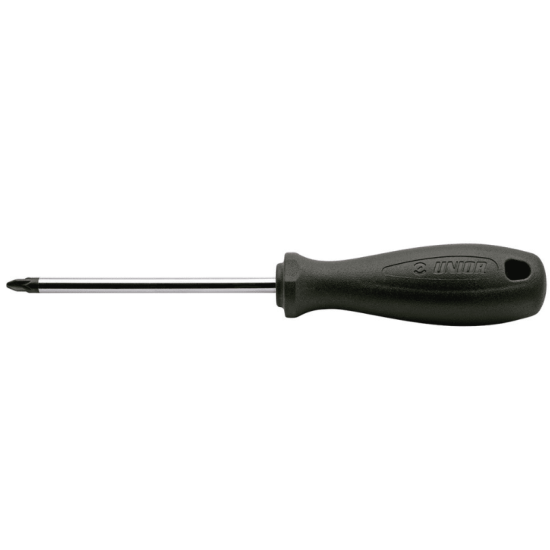 Surubelnita Pozidriv PZ2 UNIOR 100 mm, otel cromat, maner din polipropilena U616395 – UNIOR U616395