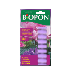 BIOPON 1041 - ingrasamant plante cu flori batoane 30 buc BIOPON 1041 - ingrasamant plante cu flori batoane 30 buc