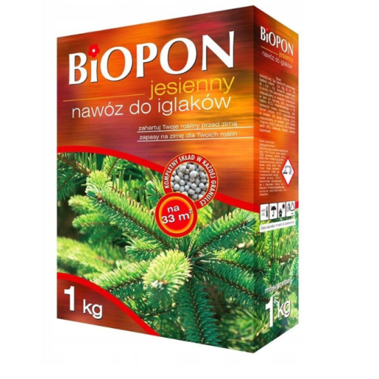 BIOPON ingrasamant de toamna pentru conifere 1 kg B6108 – BIOPON B6108