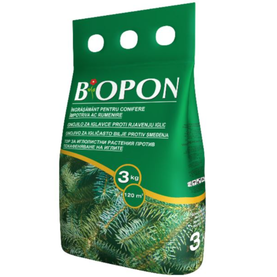 BIOPON ingras conifere anti-ingalbenire ace 3 kg* B6655 – BIOPON B6655