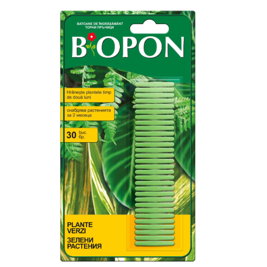 BIOPON ingrasamant plante verzi sticks 30 pcs B7596 – BIOPON B7596