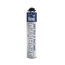 Spuma poliuretanica RINO, 650ml, pentru umplere si izolare, PU BISON ACUSTIC
