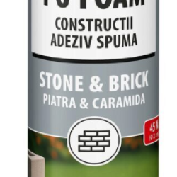 Spuma poliuretanica pentru BCA si caramizi BISON, adeziv