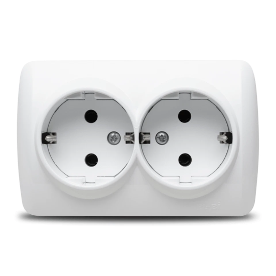 Alsu-priza Dubla cu C.p. P.t. PDPTA – Elbi Electric & lighting PDPTA