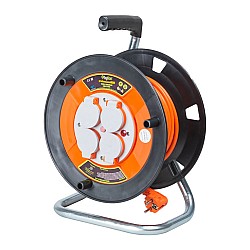 Derulator Cablu Electric cu 4 Prize 20M 3X1.5 Inlet