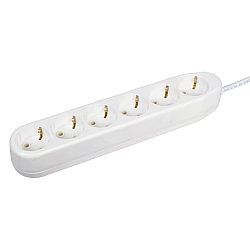 Prelungitor ceramic 3 m, 6 prize, cu CP, IPEE