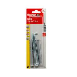 Diblu din nailon cu carlig SHR 10x100 mm Fischer, 45483 (set de 10 buc.)