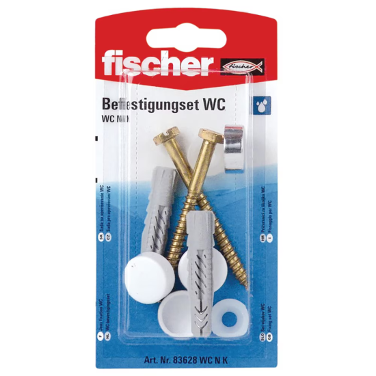 Set fixare articole ceramice Fischer S 8 D 70 WCR cu surub 6x70 mm – Fischer 60564