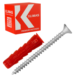 Diblu Universal cu Surub cap inecat 10X5/ 6x6, Klimas Wkret-met, SFXP10050060 Diblu Universal cu Surub cap inecat 10X5/ 6x6, Klimas Wkret-met, SFXP10050060