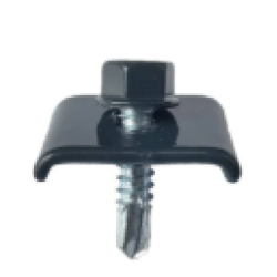 Clema prindere panou gard bordurat cu surub autoforant 6.3X25mm RAL7016, CLEMA 6.3X25 RAL7016