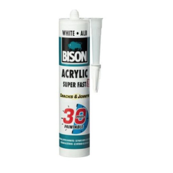 BISON Acrylic ultra rapid 30min, alb 300ml, AU3