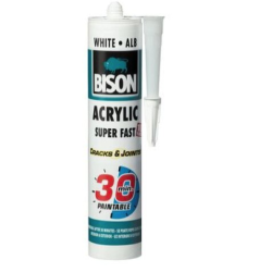 BISON Acrylic ultra rapid 30min, alb 300ml BISON Acrylic ultra rapid 30min, alb 300ml