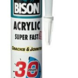 BISON Acrylic ultra rapid 30min, alb 300ml BISON Acrylic ultra rapid 30min, alb 300ml