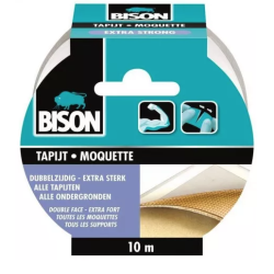 BISON Carpet banda adeziva covoare 0,05mx10m, bl. BISON Carpet banda adeziva covoare 0,05mx10m, bl.