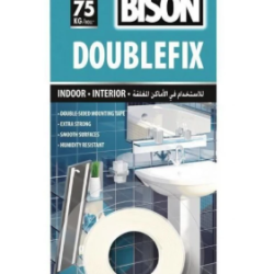 BISON Double Fix banda dublu adeziva pentru interior 75kg/roll 1,5mx19mm BL BISON Double Fix banda dublu adeziva pentru interior 75kg/roll 1,5mx19mm BL