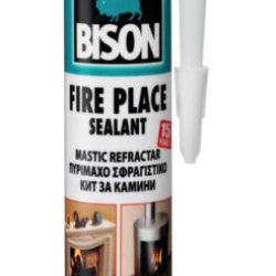 BISON 1250 Fireplace mastic refractar 530g