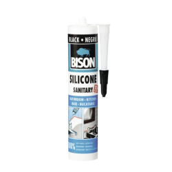 BISON Silicon Sanitar negru 280ml, SSN