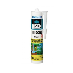 BISON Silicon transparent pt. sticla 280ml, STS