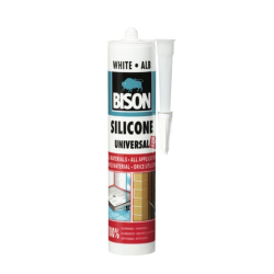 BISON Silicon universal alb 280ml, SUA