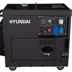 Generator de curent monofazat cu motor diesel HYUNDAI DHY8601SE, 6KW