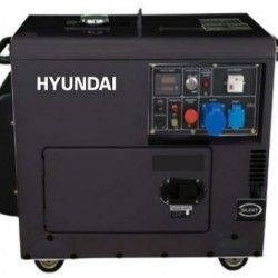 Generator de curent monofazat cu motor diesel HYUNDAI DHY6001SE, 4.6KW