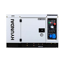Generator de curent trifazat cu motor diesel Hyundai DHY-10000SE-T