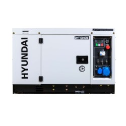 Generator de curent trifazat cu motor diesel Hyundai DHY-10000SE-T