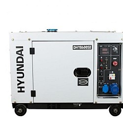 Generator de curent monofazat cu motor diesel Hyundai DHY-8600SE