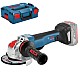Polizor unghiular cu acumulator Bosch GWX 18V-10 SC, L-BOXX - SOLO – Bosch 06017B0700