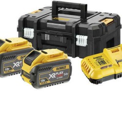 Set incarcator si 2 acumulatori 18/54V, 12Ah XR FlexVolt DeWALT DCB118Y2T-QW