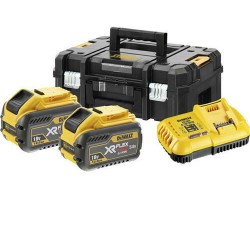Set incarcator si 2 acumulatori 18/54V, 12Ah XR FlexVolt DeWALT DCB118Y2T-QW