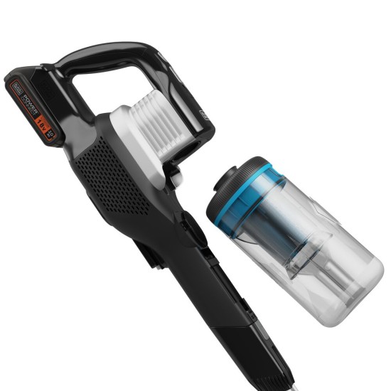 Black& Decker BHFEB520D1-QW – Aspirator vertical pe acumulator 4 in 1 Black Decker PowerSeries Extreme MAX BHFEB520D1-QW, free-standing, acumulator 18V 2.0 Ah, autonomie pana la 42 min, indicator status LED, 3 trepte de aspirare, iluminare LED Aspirator vertical pe acumulator 4 in 1 Black Decker PowerSeries Extreme MAX BHFEB520D1-QW, free-standing, acumulator 18V 2.0 Ah, autonomie pana la 42 min, indicator status LED, 3 trepte de aspirare, iluminare LED – Black& Decker BHFEB520D1-QW