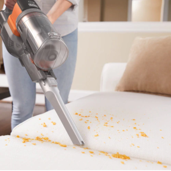 Aspirator vertical 4 in 1 Black & Decker BHFEV182C-QW, cu extensie pentru pardosele, livrat cu incarcator si acumulator 18V 2.0 Ah, BHFEV182C-QW – Black& Decker BHFEV182C-QW
