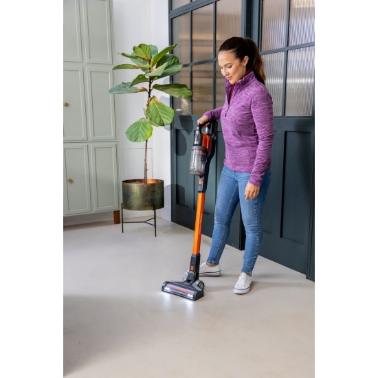 Aspirator vertical 4 in 1 Black & Decker BHFEV182C-QW, cu extensie pentru pardosele, livrat cu incarcator si acumulator 18V 2.0 Ah, BHFEV182C-QW – Black& Decker BHFEV182C-QW