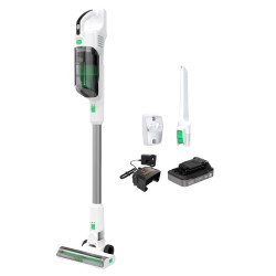 Aspirator vertical 4 in 1 cu acumulator 18V Black Decker REVSV18D1-QW, cu extensie pentru pardosele, carcasa din 50% plastic reciclat, 1 x acumulator 2.0 Ah si incarcator