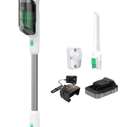 Aspirator vertical 4 in 1 cu acumulator 18V Black Decker REVSV18D1-QW, cu extensie pentru pardosele, carcasa din 50% plastic reciclat, 1 x acumulator 2.0 Ah si incarcator Aspirator vertical 4 in 1 cu acumulator 18V Black Decker REVSV18D1-QW, cu extensie pentru pardosele, carcasa din 50% plastic reciclat, 1 x acumulator 2.0 Ah si incarcator