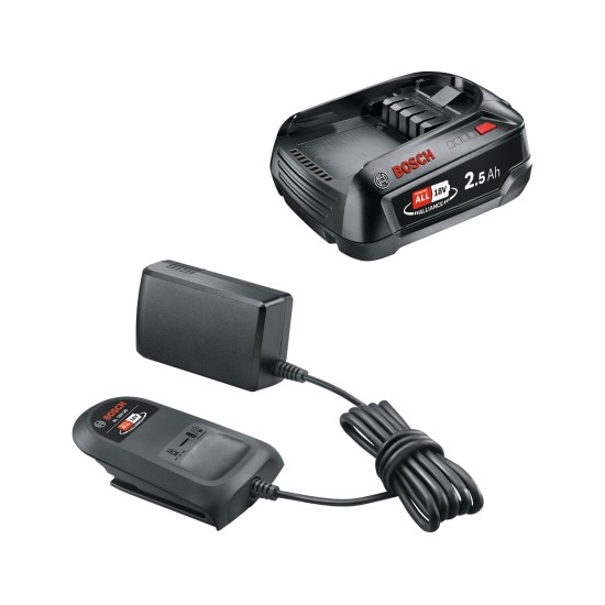 Set incarcator si acumulator Bosch PBA 18V 2.5 Ah 1600A02625 – Bosch 1600A02625