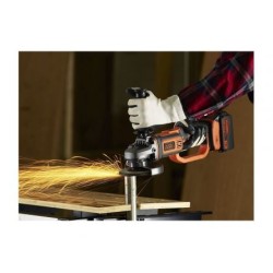Polizor unghiular pe acumulator Black & Decker BCG720M1-QW, 18V, 1 x 4Ah, 125 mm diametru disc