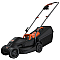 Masina de tuns gazonul cu motor electric Black Decker BEMW351-QS, 1000w, latime de taiere 32 cm, cos colector 35 litri