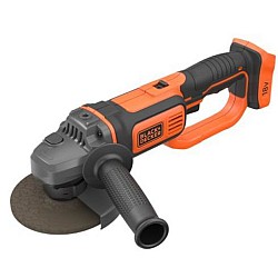 Polizor unghiular compatibil cu acumulator, 18V, 8600 rpm, 125 mm, Black Decker BCG720N-XJ - SOLO