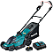 Masina de tuns gazonul Makita DLM330SM cu acumulator 18V 1 x 4.0 Ah, latime de taiere 33 cm, cos colector 30 litri