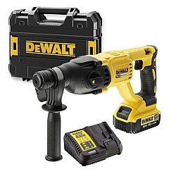 Ciocan rotopercutor cu acumulator 18V Dewalt DCH133M1-QW, SDS Plus, 2.6 J, 1 x acumulator 4 Ah, incarcator si valiza transport