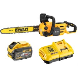 Fierastrau cu lant pe acumulator 18V/54V Dewalt DCMCS574X1-QW, motor fara perii, lungime lama 45 cm, 1 x acumulator 54V XR Flexvolt 9.0 Ah si incarcator Fierastrau cu lant pe acumulator 18V/54V Dewalt DCMCS574X1-QW, motor fara perii, lungime lama 45 cm, 1 x acumulator 54V XR Flexvolt 9.0 Ah si incarcator