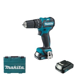 Masina de gaurit cu percutie cu acumulatori Makita HP332DWYE 12V 2 Acum. 1.5Ah